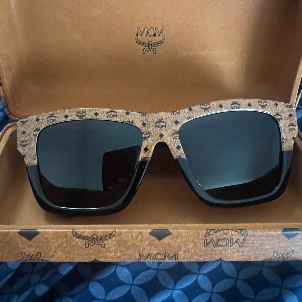 MCM Black Sunglasses with Logo Detail